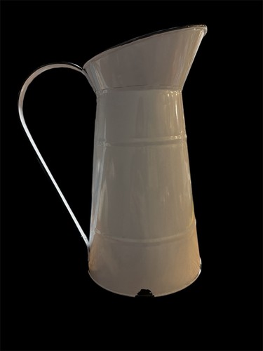 Antique french white enamel - french,