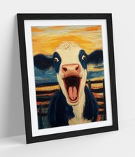 COW SCREAM EDVARD MUNCH STYLE