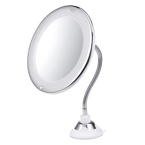 Round vanity mirror hand - vanity,