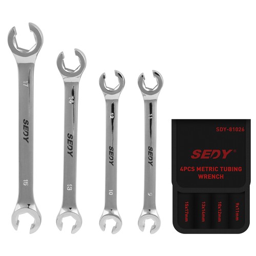 4pc flare nut wrench - 4pc,
