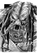 PREDATOR ORIGINAL ART "Ninja