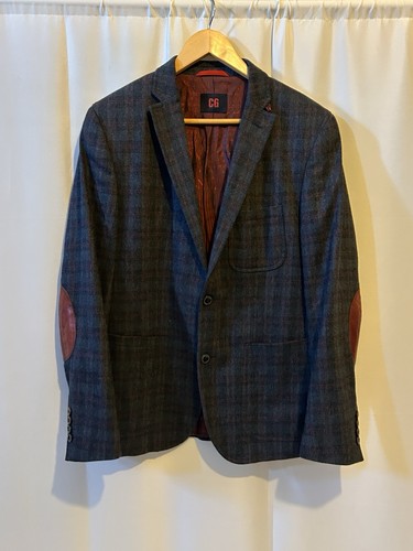 Mens wool blend check - mens,