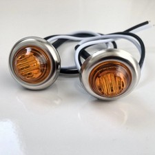 2x Amber Side Light Indicator