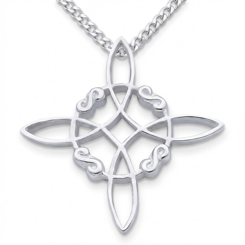 Celtic knot pendant necklace - celtic,
