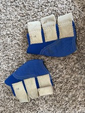 Blue Neoprene Hock Sweat Boots