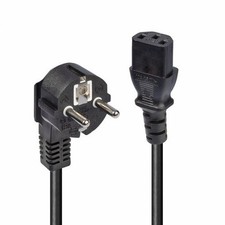1.8m Universal 2 Pin Plug to IEC C13 (Kettle Lead) Power Cables