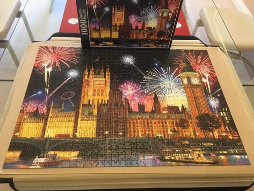 1000 piece jigsaw fireworks - piece,
