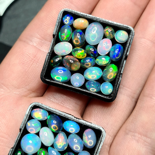 Ethiopian opal cabochon - ethiopian,