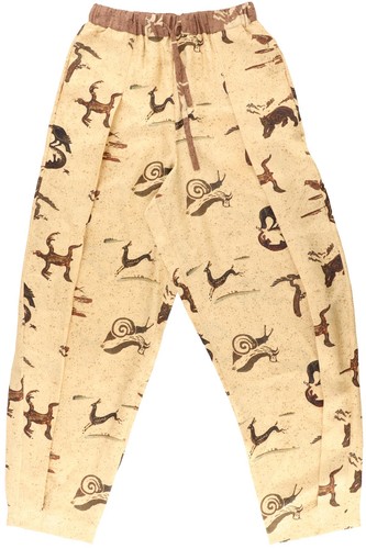 Loewe beige silk tapered - loewe, pants