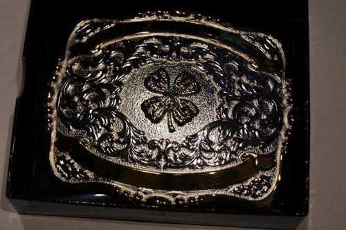 Crumrine western belt buckle - crumrine,