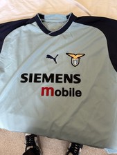 SS Lazio 2002-03 Third Shirt Size XL Short Sleeve Vintage Football Serie A