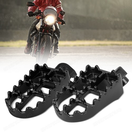 Pair wide fat foot pegs - foot,