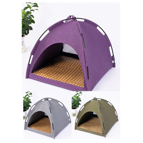 Portable dog bed pet mesh - portable,