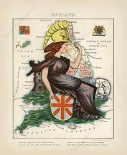 Antique map england - &, wales