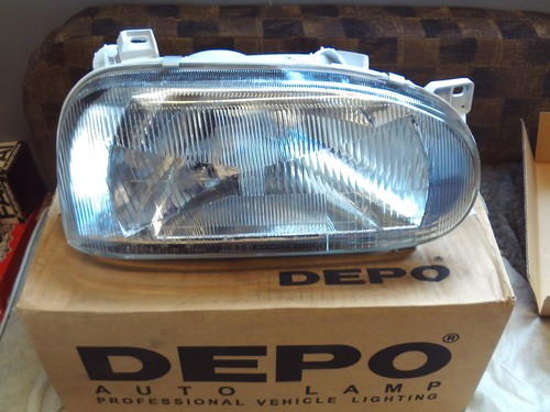 Head light for golf mk3 - for,