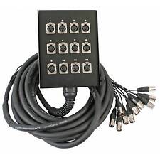 Pulse 12 Way XLR Multicore Stage Box 20M PLS00330