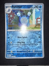 Pokémon TCG Poliwhirl Scarlet Violet 151 061/165 Reverse Holo Rare NM