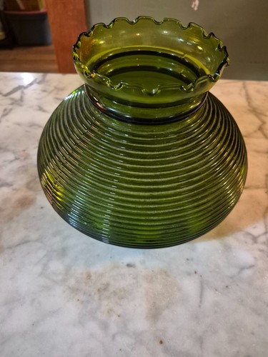 Green oil lamp - green, shade