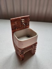 Dolls House Belfast Sink 1/12th Kitchen/Utility/Garden Brick Miniature Furniture