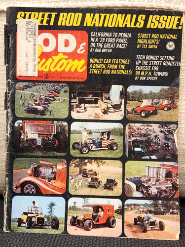 Vintage november 1970 rod - rod, &