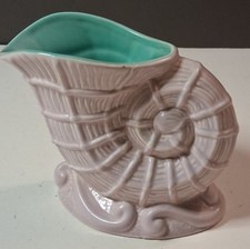 Vintage Marin Shell Vase Made