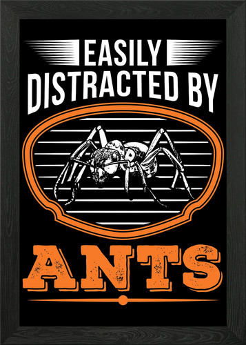 Ant farm keeper framed - ant,