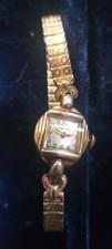 Rare Antique Vintage 1950’s Gruen Marked: Gruen Guildite Basemetal Ladies Watch