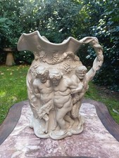 EXCEEDINGLY LARGE 19TH CENTURY SILENUS AND BACCHUS MINTONS MOULDED JUG 