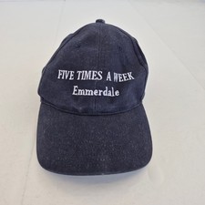 EMMERDALE Baseball Cap One Size Navy Men's 100% Cotton Adjustable Hat