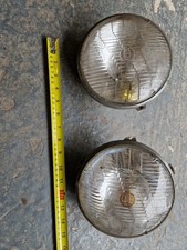  Pair of Classic Lucas spot lamps 