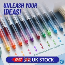 10 x Multi Color Gel Pens Fine