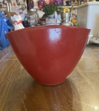 Brick Red Oval Ceramic Planter