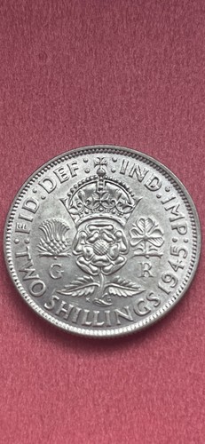 1945 two shillings 500 - two,