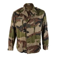 1990s Original French Army F2 CCE Camo Jacket - Surplus - Woodland Camo - Unisex