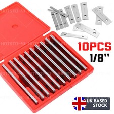 10 Pairs of Thin 1/8 "steel Parallel Set Accuracy 0.0002 Milling Machine UK