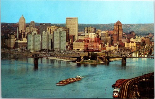 Postcard pittsburgh skyline - postcard,