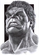 MARVEL ORIGINAL ART "The Hulk"