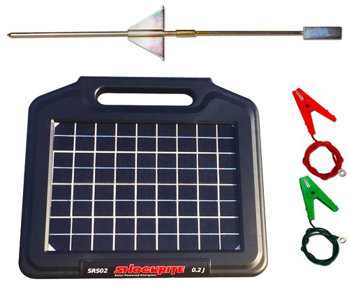 Electric fence energiser - energiser, solar