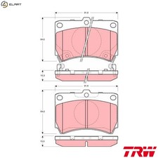 BRAKE PAD SET DISC BRAKE