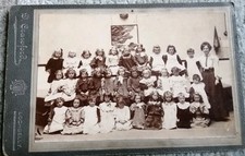 Vintage Edwardian School Photograph Lochgelly D.Crawford Old Photo