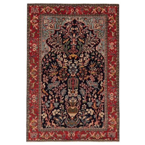 Kashan 195 130 hand - x,