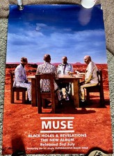 Muse Poster 20” x 30” Black Holes Revelations Rare Memorabilia