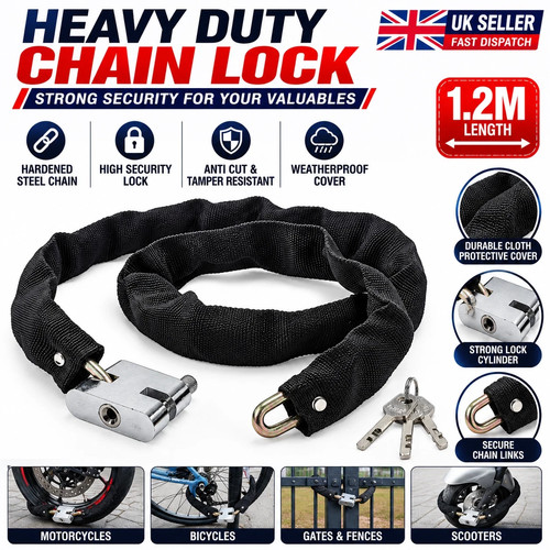 Bike lock chain - bike,