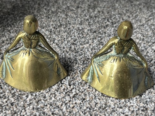 Pair vintage brass bell - vintage,