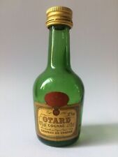 Vintage Miniature Liquor Bottle OTARD French Cognac Empty Prop Retro Collectible
