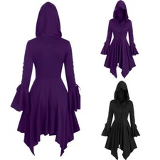 Retro Women Gothic Punk Hooded
