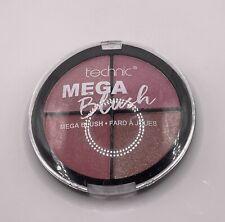 Technic Pink Shimmer Blusher  Mega Compact Blusher Palette Pressed Powder New 5D