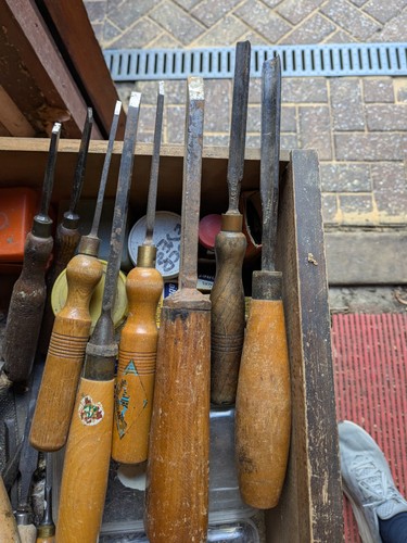 Wood turning chisel set - turning,