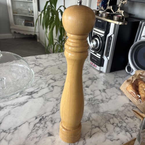 Extra large wooden pepper mill - large,