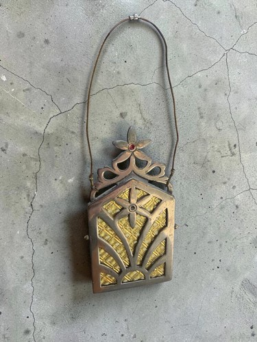 Antique miniature mirror - antique,